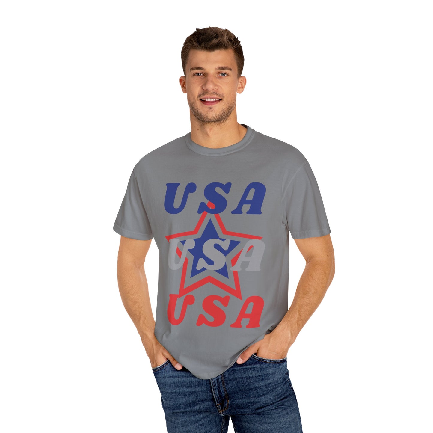 Patriotic USA Graphic T-Shirt