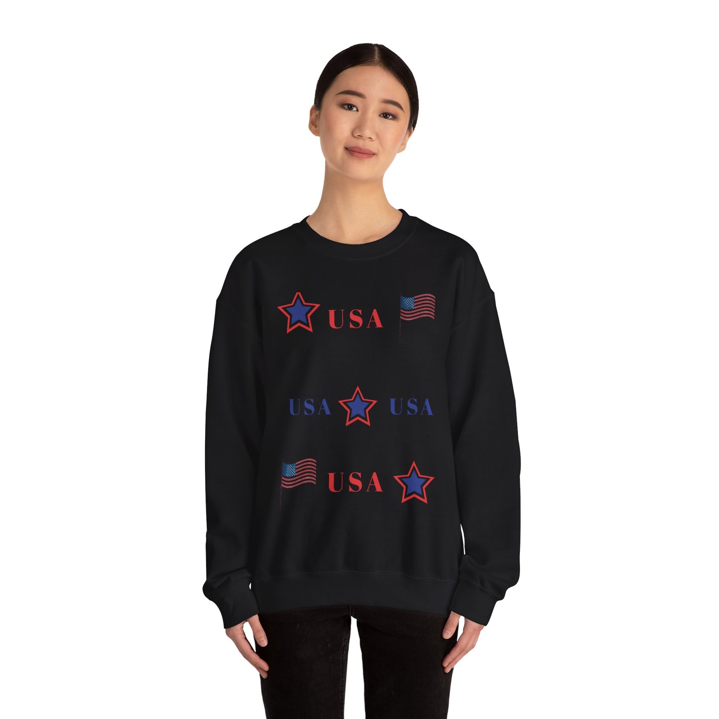 Patriotic USA Crewneck Sweatshirt