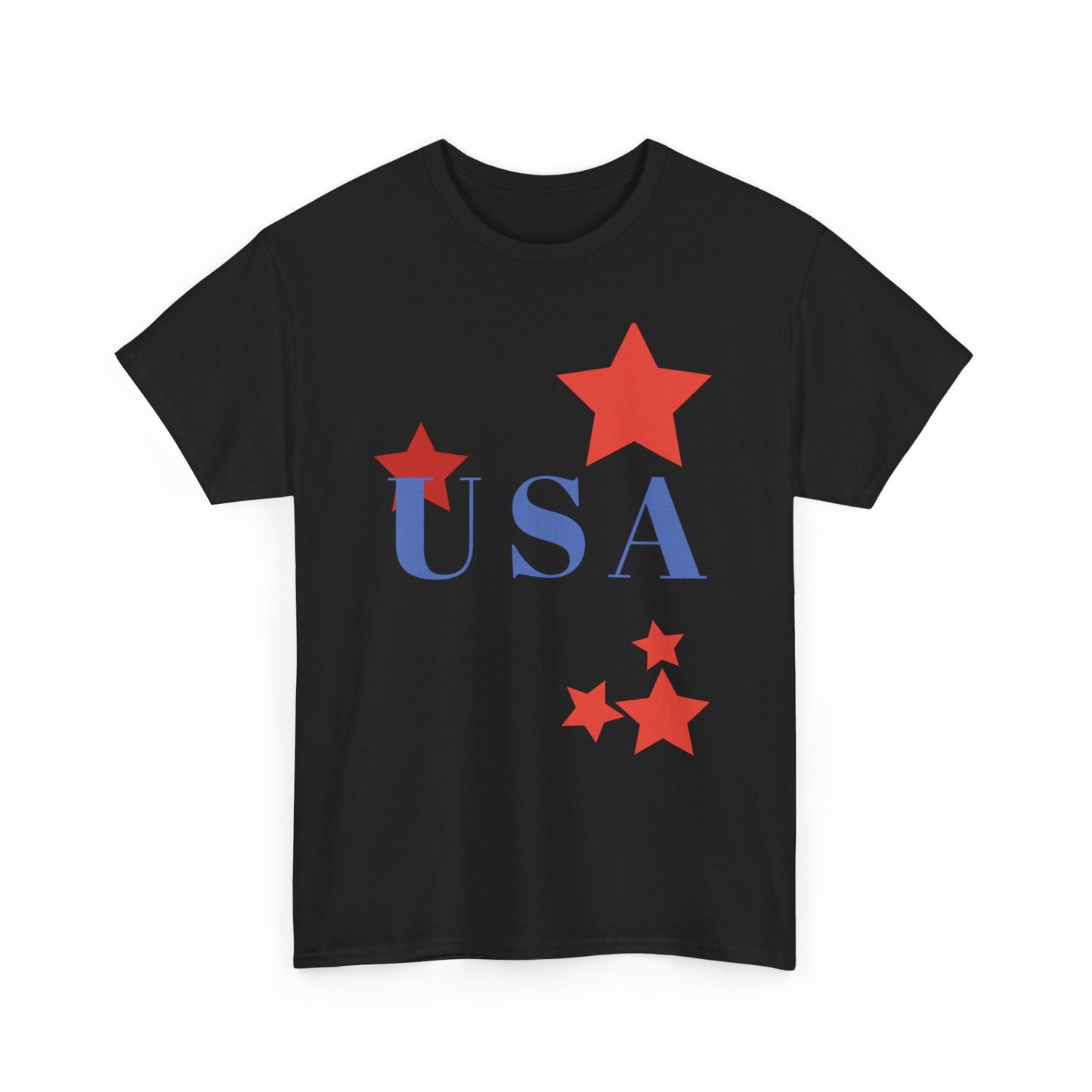 Celebrate Freedom Unisex Heavy Cotton Tee - USA Stars Design