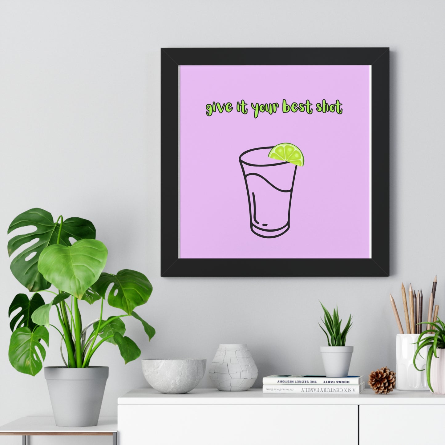 Framed Vertical Poster