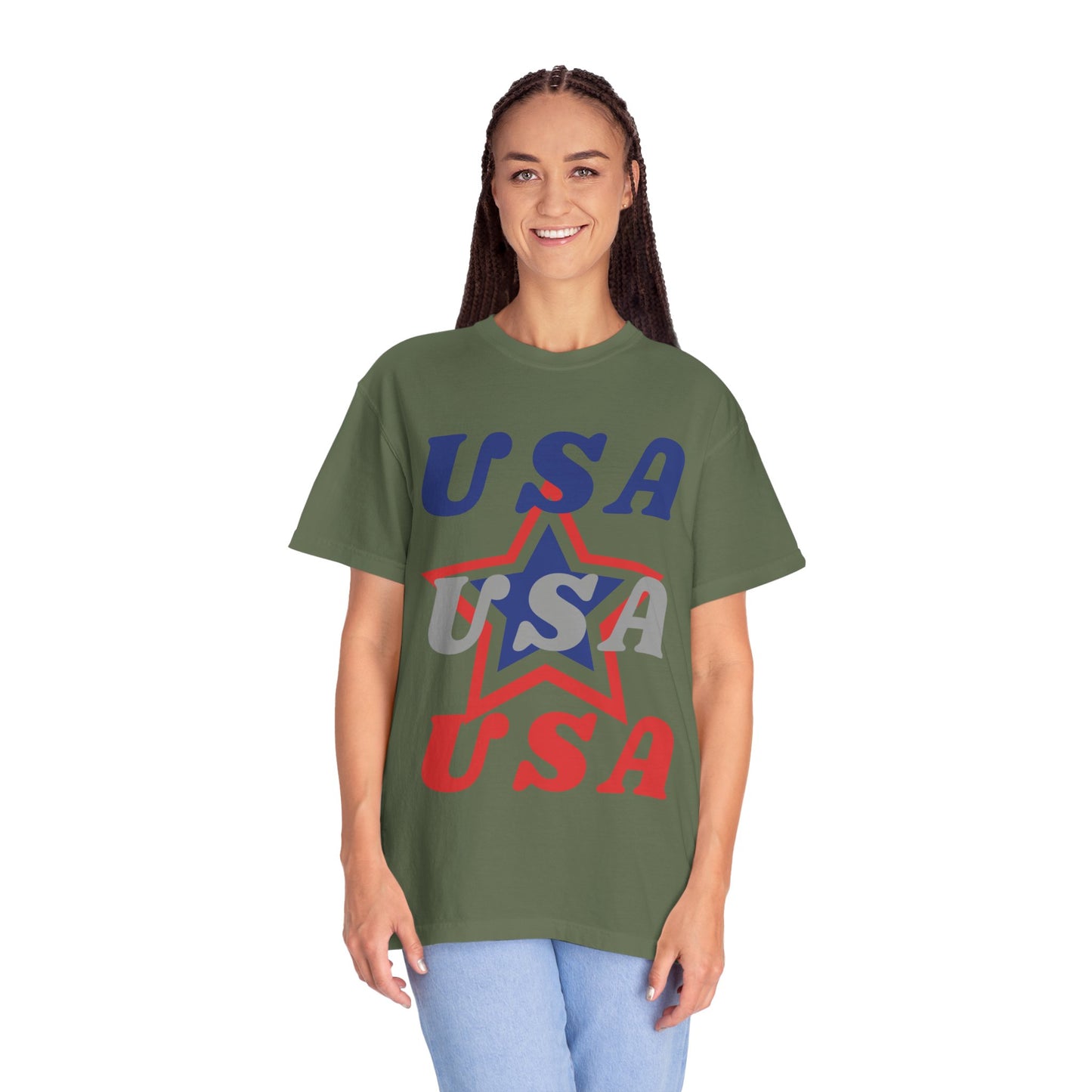 Patriotic USA Graphic T-Shirt