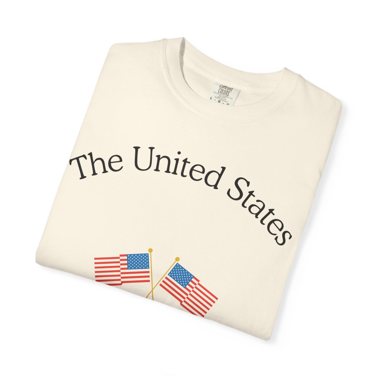 Patriotic Graphic Tee: The United States of America