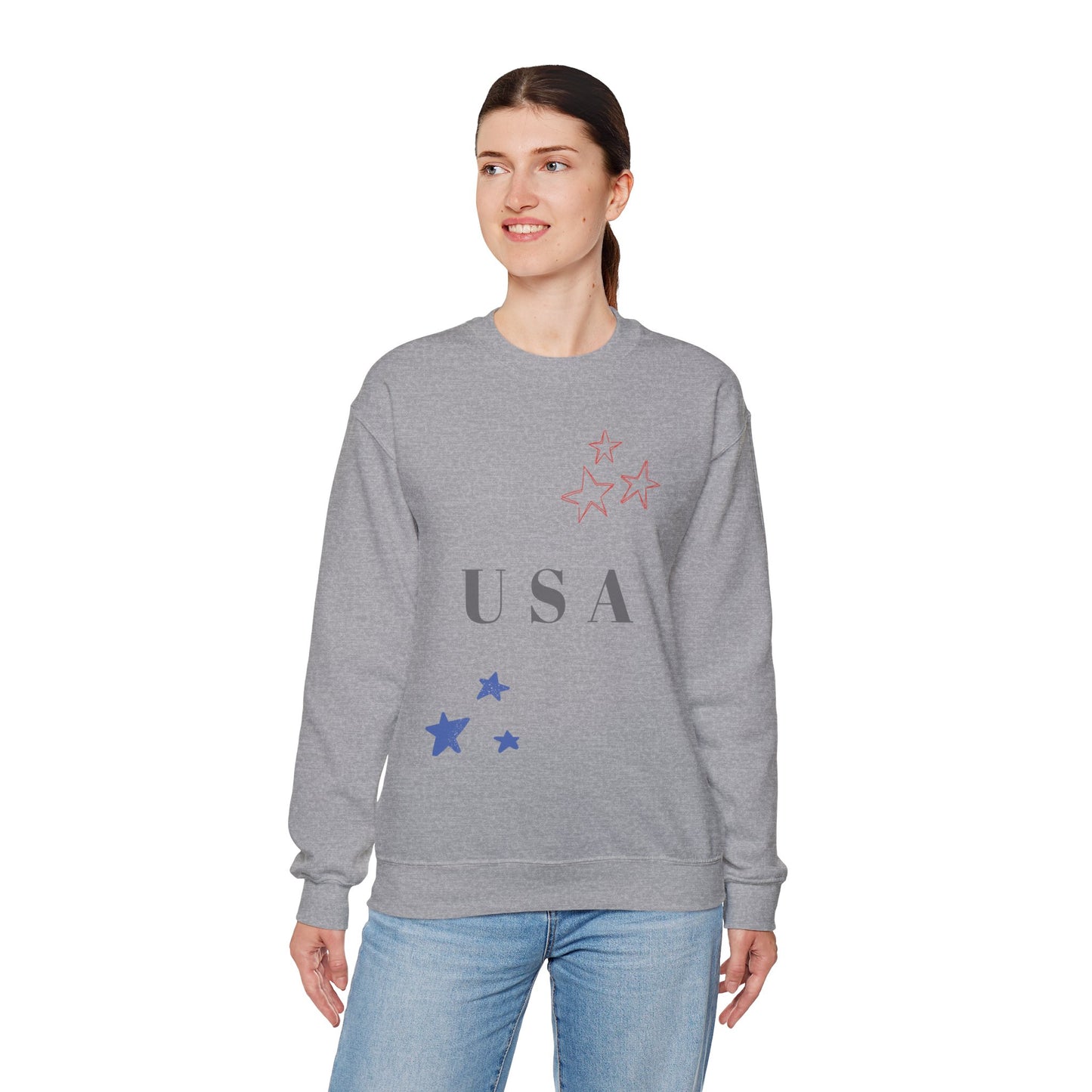 USA Stars Unisex Crewneck Sweatshirt