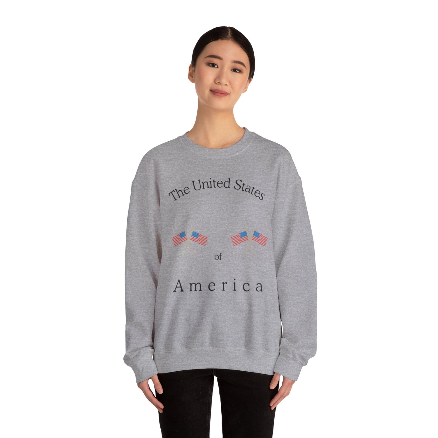 Patriotic Crewneck Sweatshirt - The United States of America