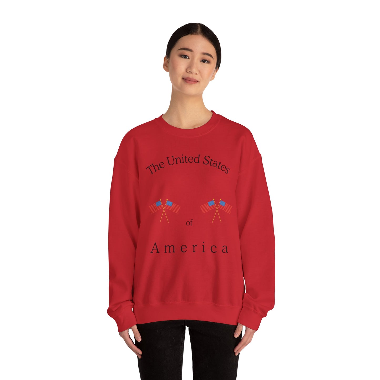 Patriotic Crewneck Sweatshirt - The United States of America