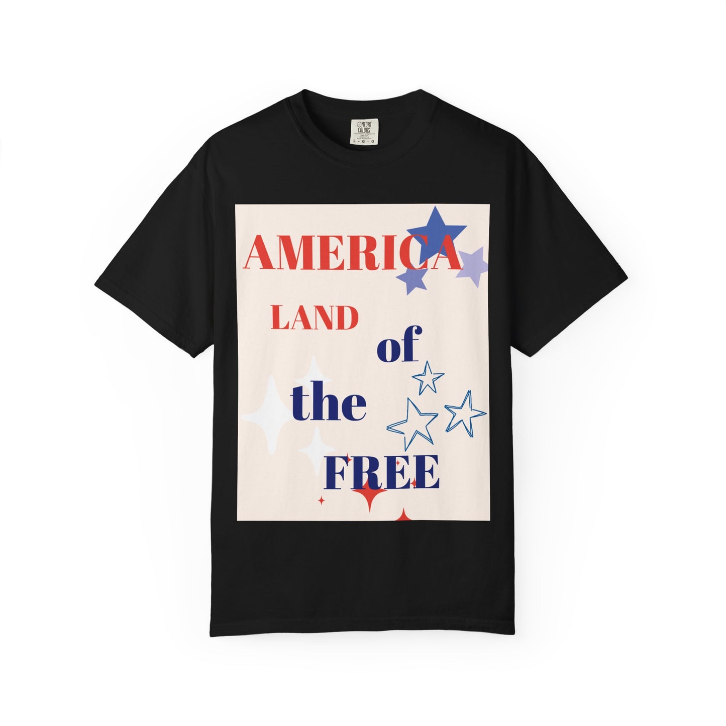 Patriotic Unisex T-Shirt - "America Land of the Free"