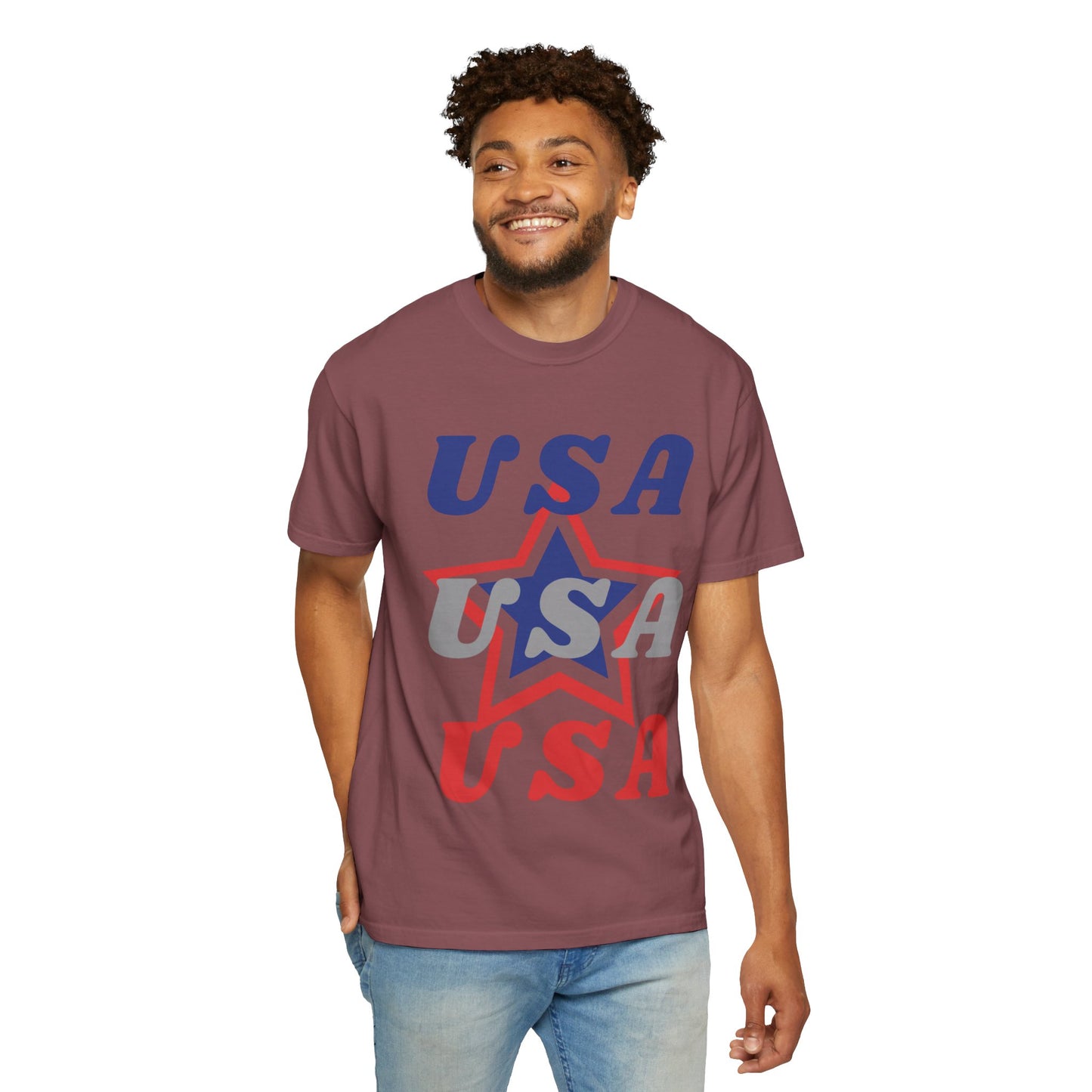 Patriotic USA Graphic T-Shirt