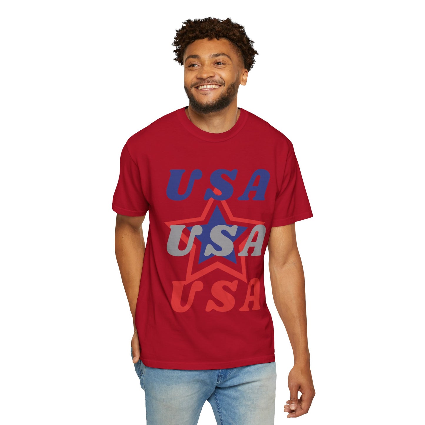 Patriotic USA Graphic T-Shirt