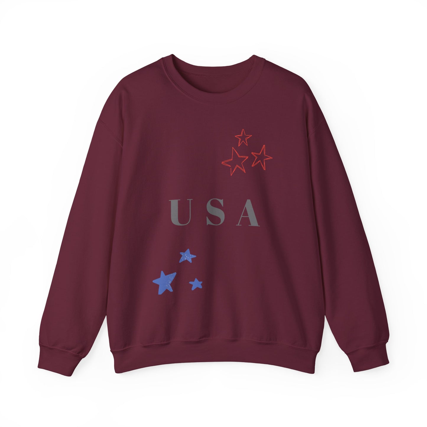 USA Stars Unisex Crewneck Sweatshirt