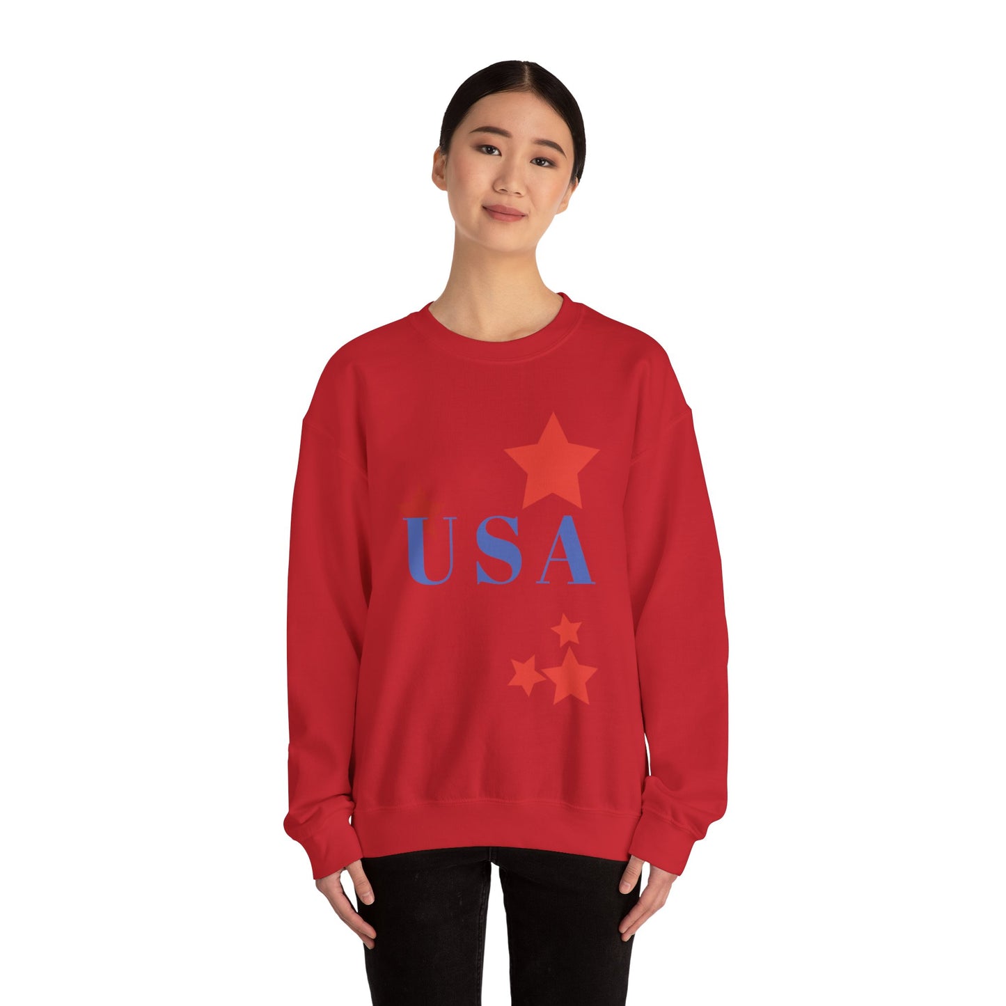 USA Stars Unisex Sweatshirt for Patriotic Celebrations