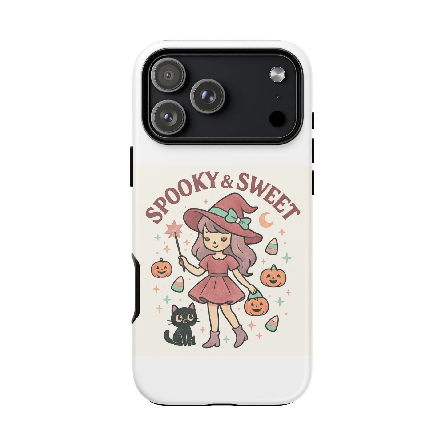 Cute Halloween Phone Case - Spooky & Sweet Design, Fall Accessories, Witchy Decor, Gifts for Her, Cute Phone Cover