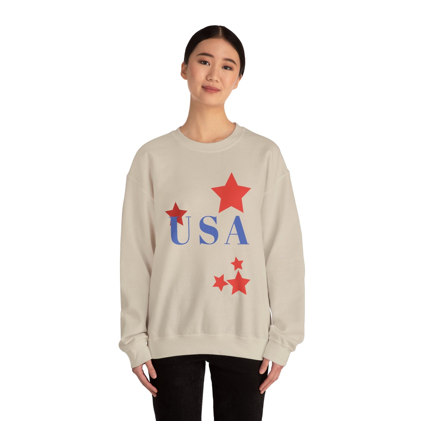 USA Stars Unisex Sweatshirt for Patriotic Celebrations