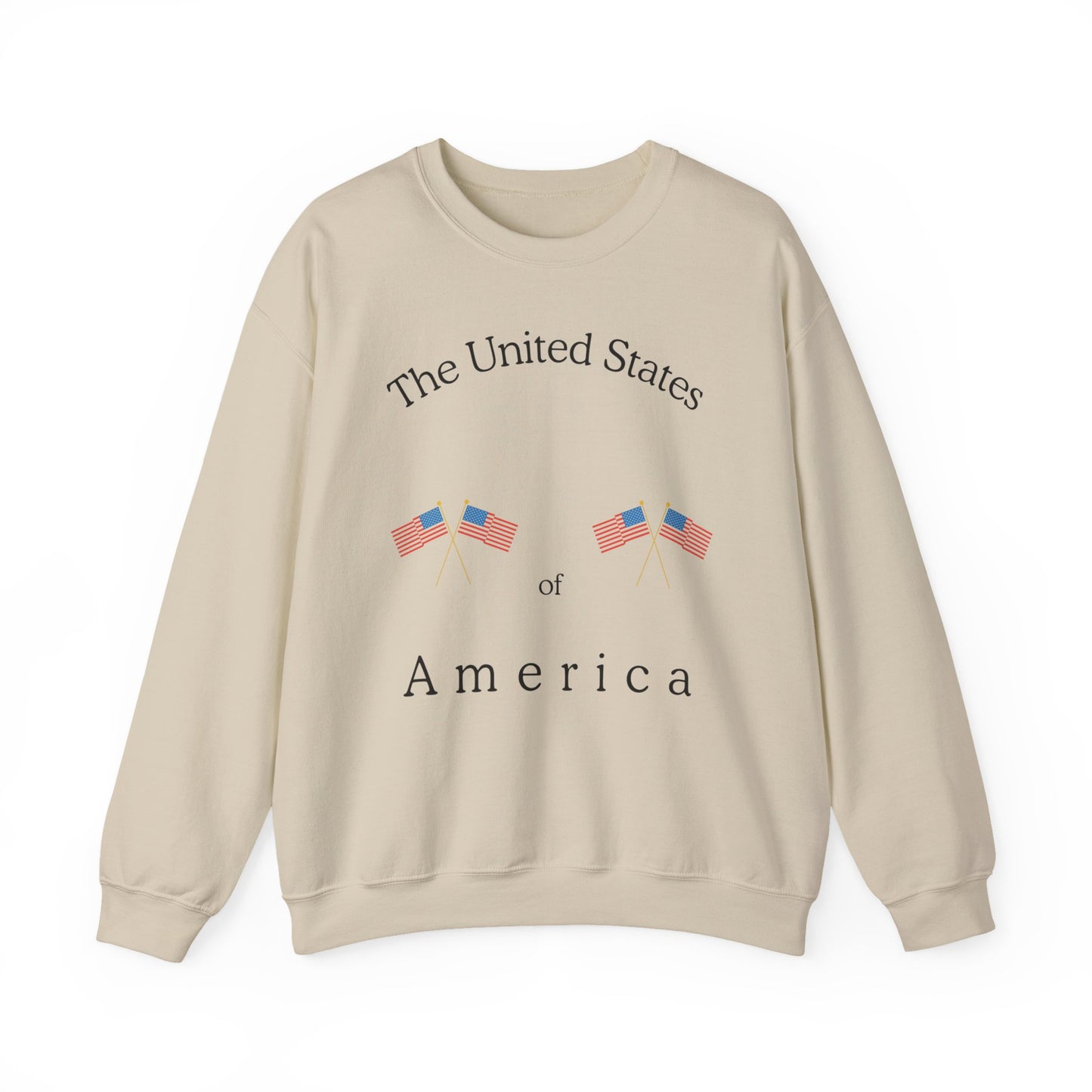 Patriotic Crewneck Sweatshirt - The United States of America