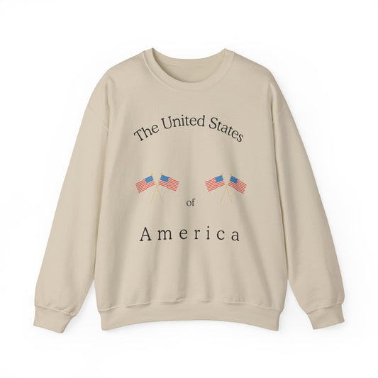Patriotic Crewneck Sweatshirt - The United States of America