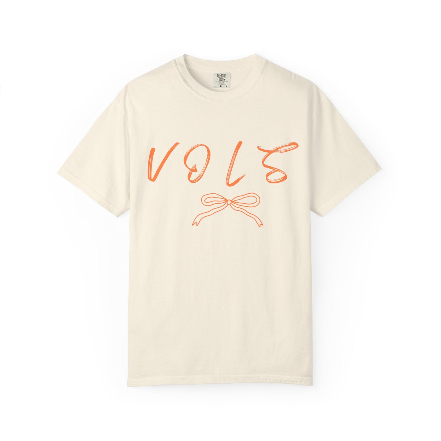 Unisex Garment-Dyed T-Shirt with 'VOL' Design, Soft Casual Tee for Everyday Wear, Gift for Friends, Minimalist Style, Summer Essential