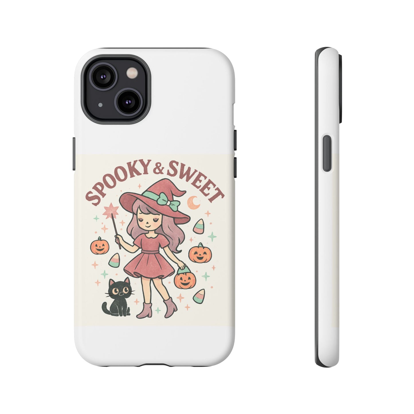 Cute Halloween Phone Case - Spooky & Sweet Design, Fall Accessories, Witchy Decor, Gifts for Her, Cute Phone Cover