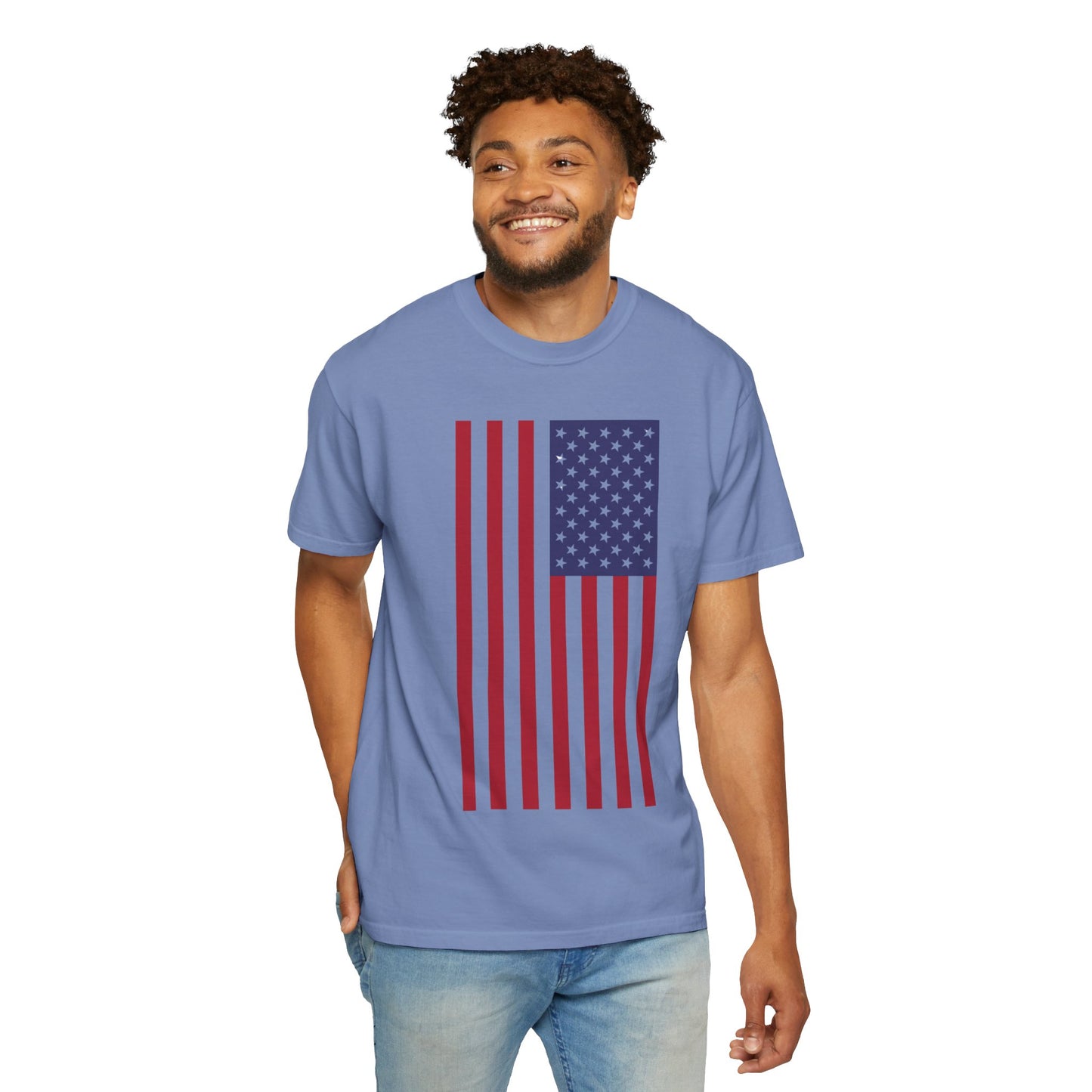 Patriotic Unisex Garment-Dyed T-Shirt