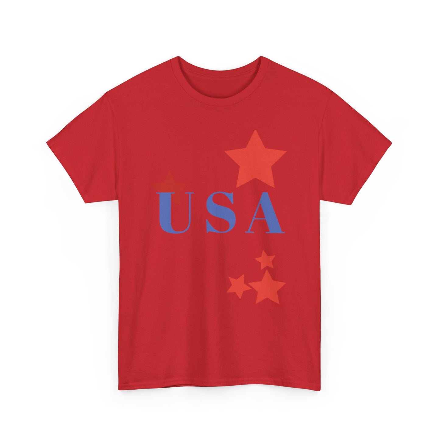 Celebrate Freedom Unisex Heavy Cotton Tee - USA Stars Design