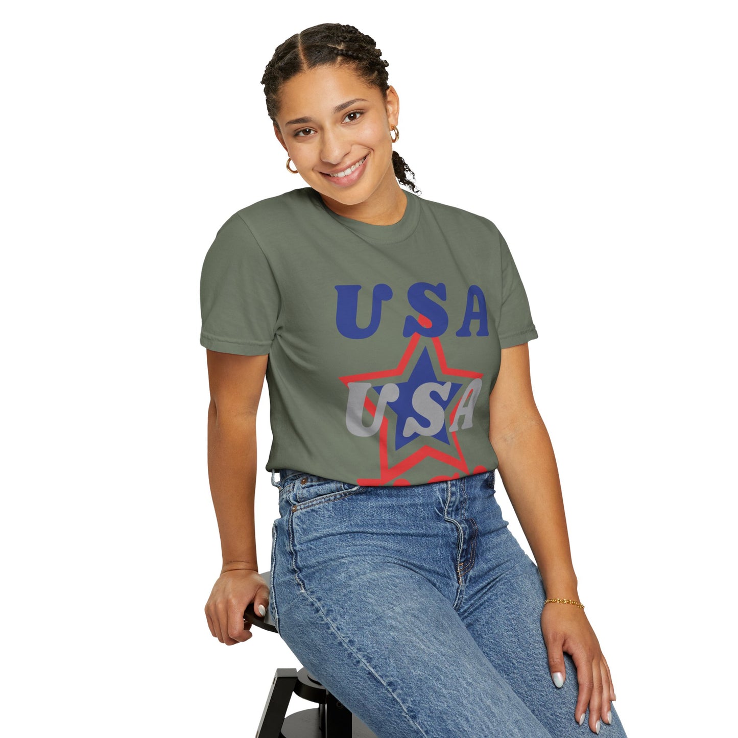 Patriotic USA Graphic T-Shirt