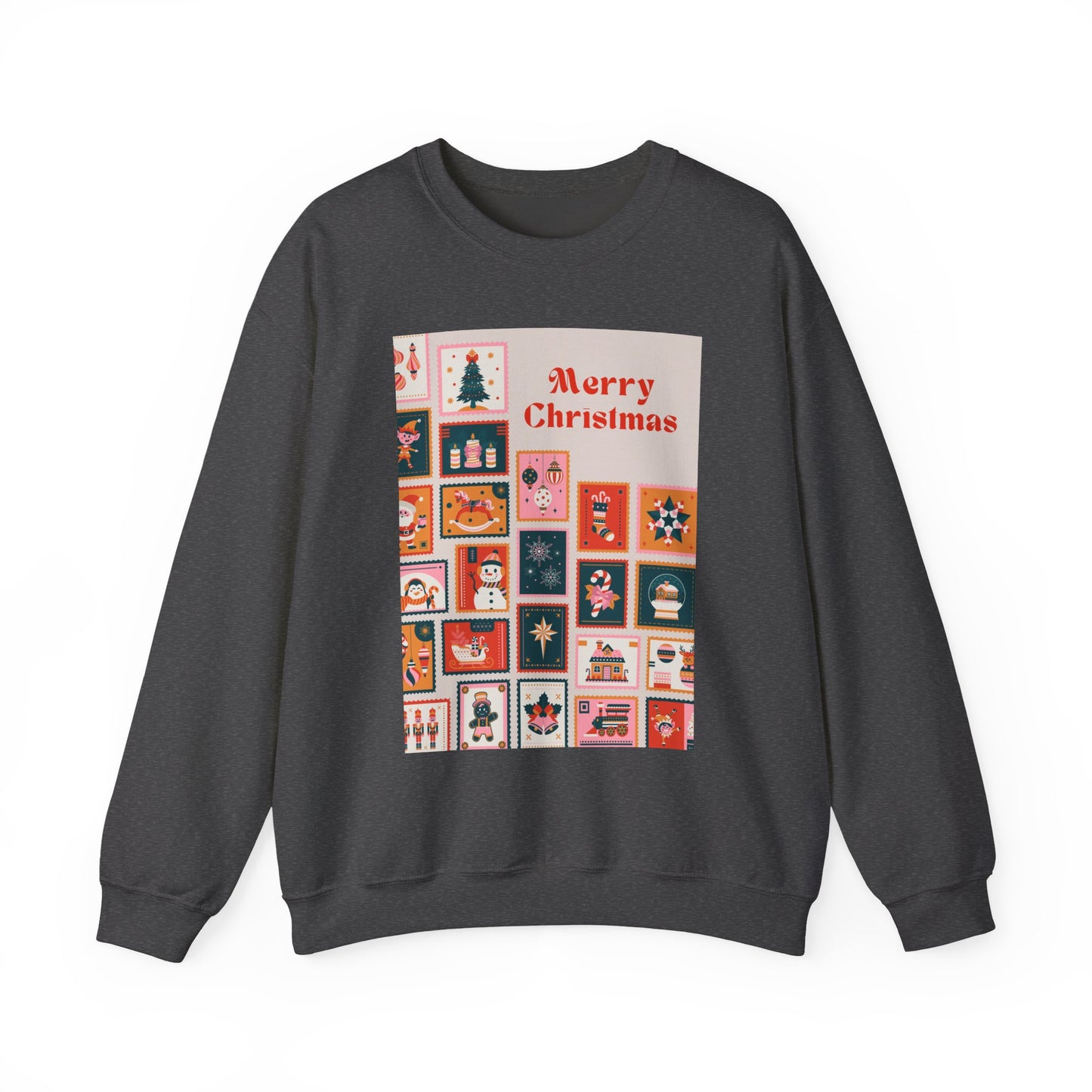 Merry Christmas Crewneck Sweatshirt, Festive Sweatshirt, Holiday Gift, Unisex Christmas Apparel, Cozy Winter Wear, Seasonal Fashion