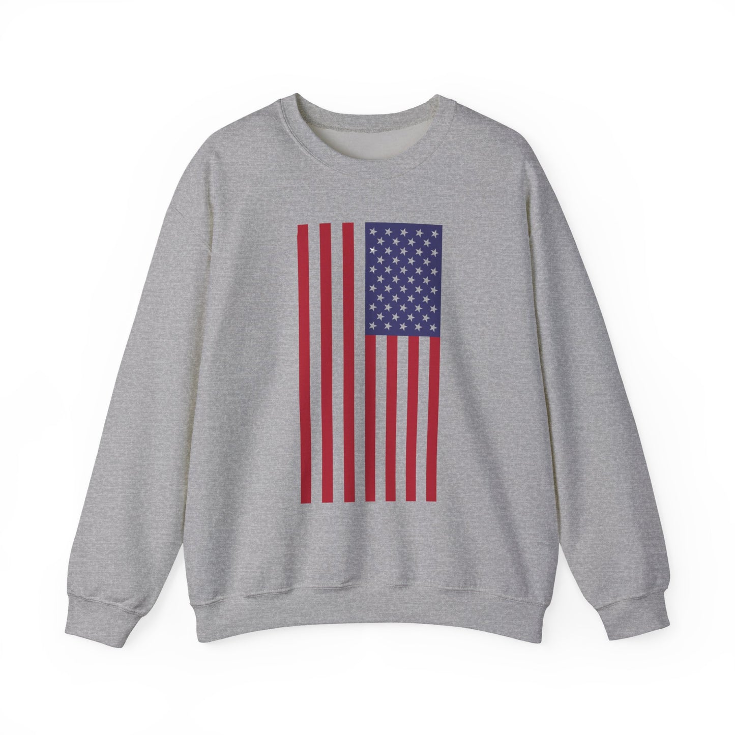 Patriotic USA Flag Crewneck Sweatshirt