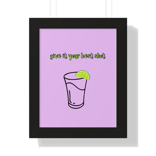 Framed Vertical Poster