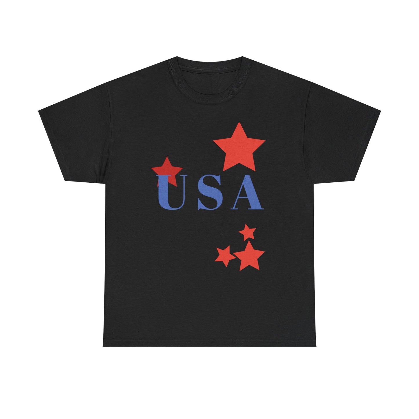 Celebrate Freedom Unisex Heavy Cotton Tee - USA Stars Design