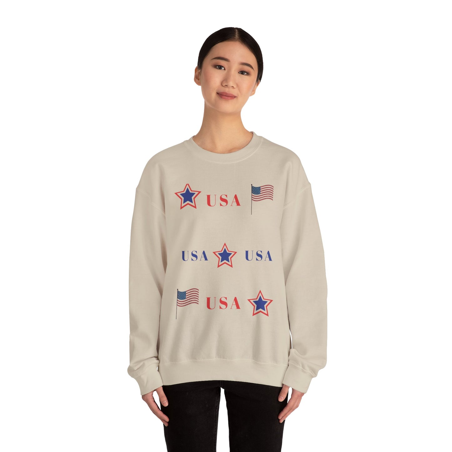 Patriotic USA Crewneck Sweatshirt