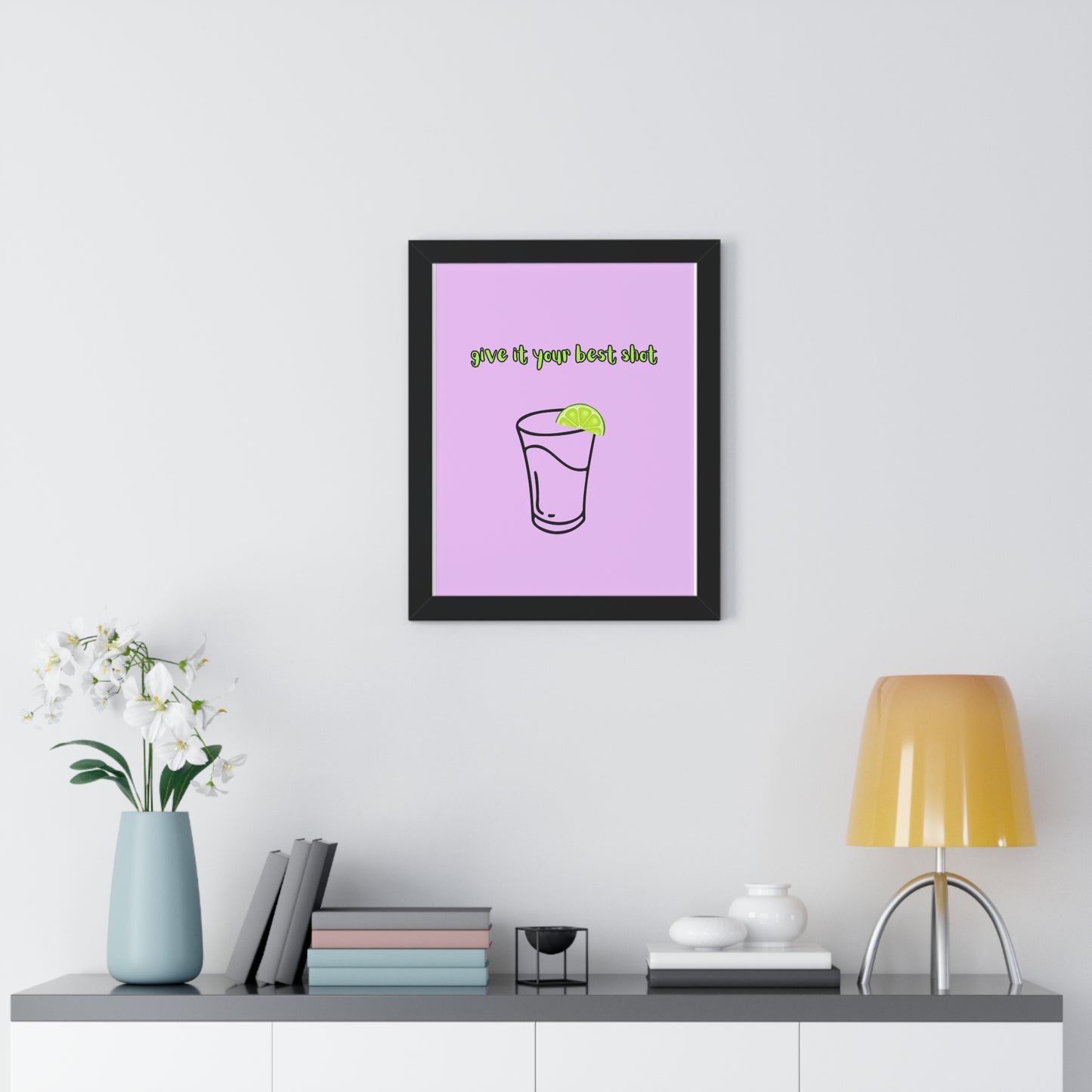 Framed Vertical Poster