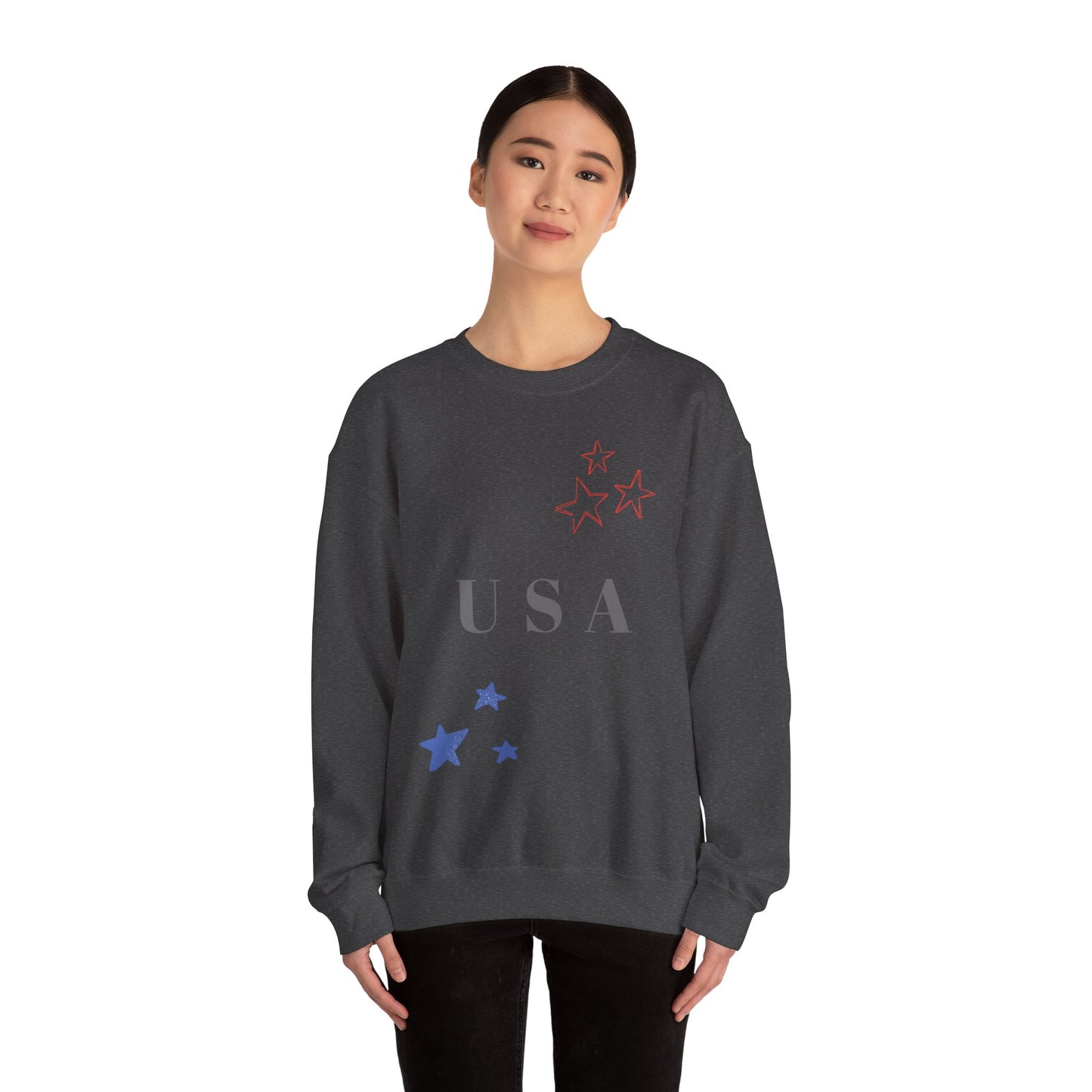 USA Stars Unisex Crewneck Sweatshirt