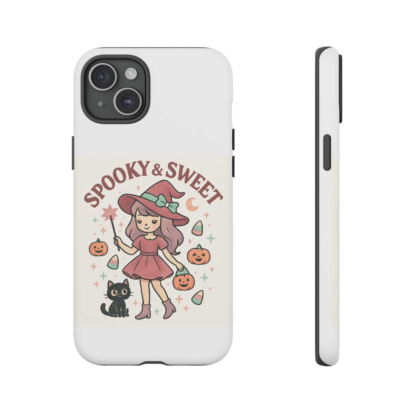 Cute Halloween Phone Case - Spooky & Sweet Design, Fall Accessories, Witchy Decor, Gifts for Her, Cute Phone Cover