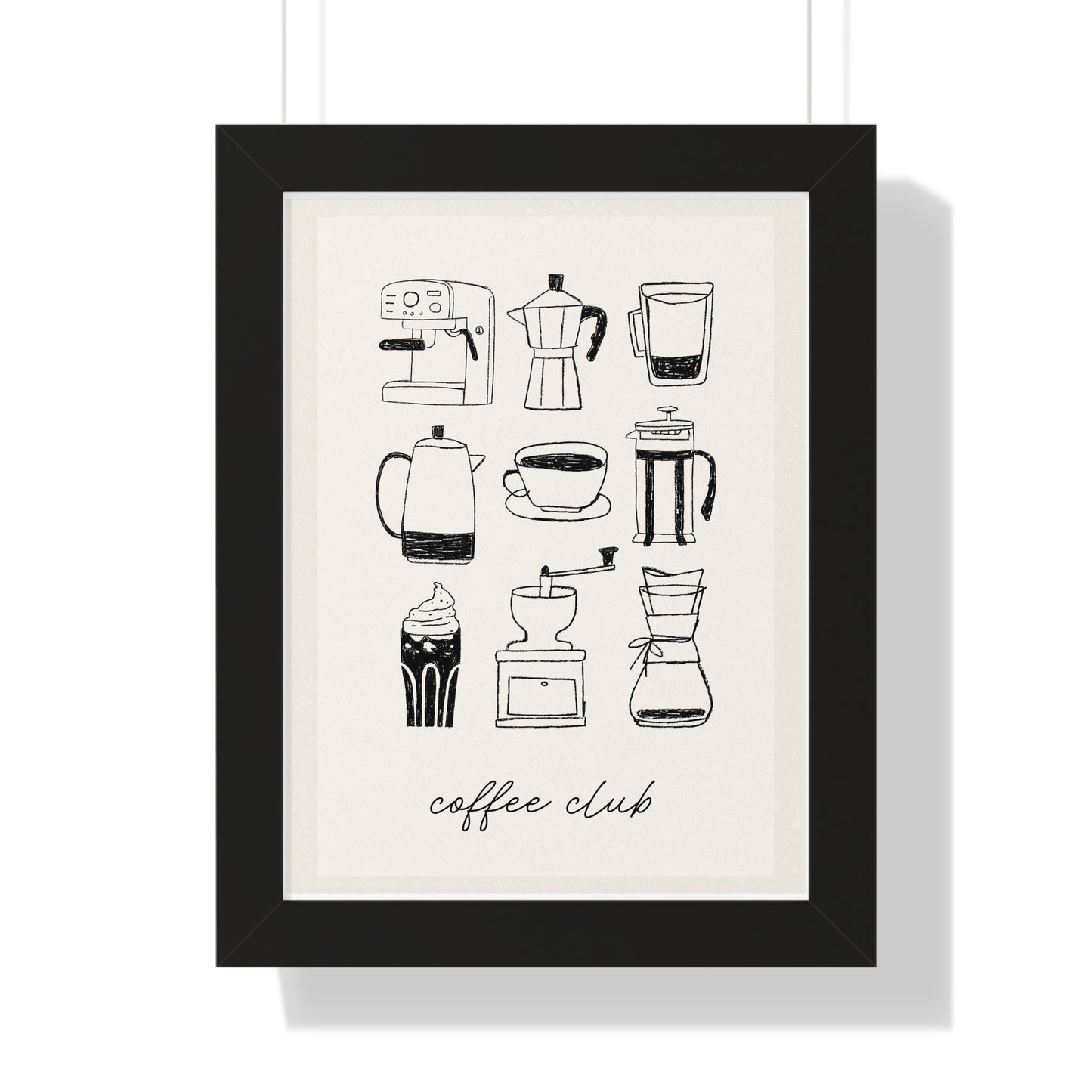 Framed Vertical Poster