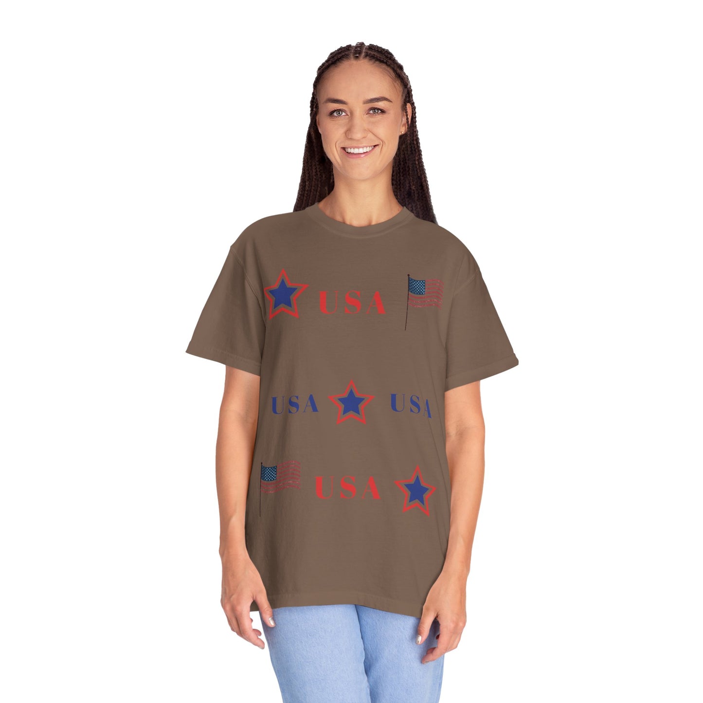 Patriotic USA Graphic T-Shirt
