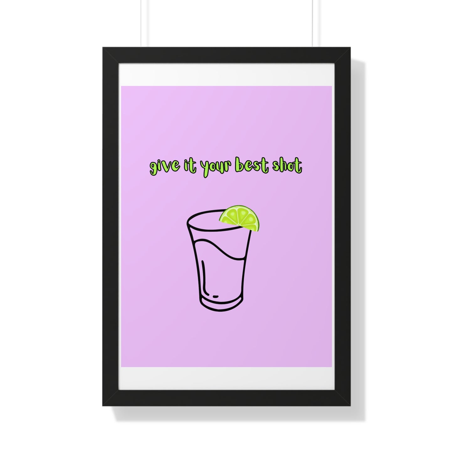 Framed Vertical Poster