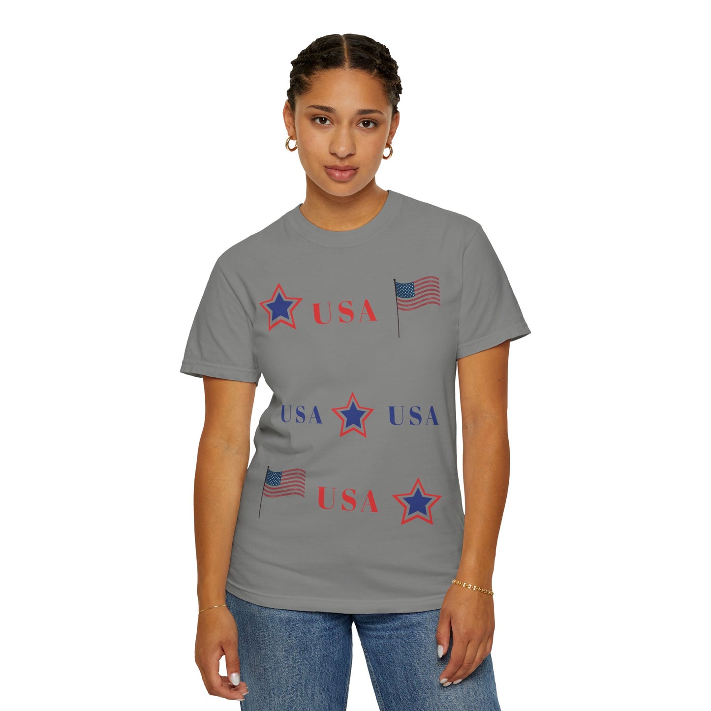 Patriotic USA Graphic T-Shirt