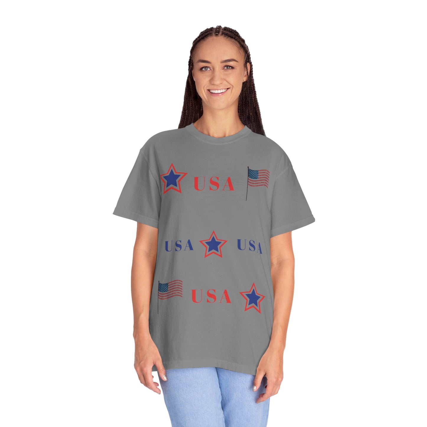 Patriotic USA Graphic T-Shirt
