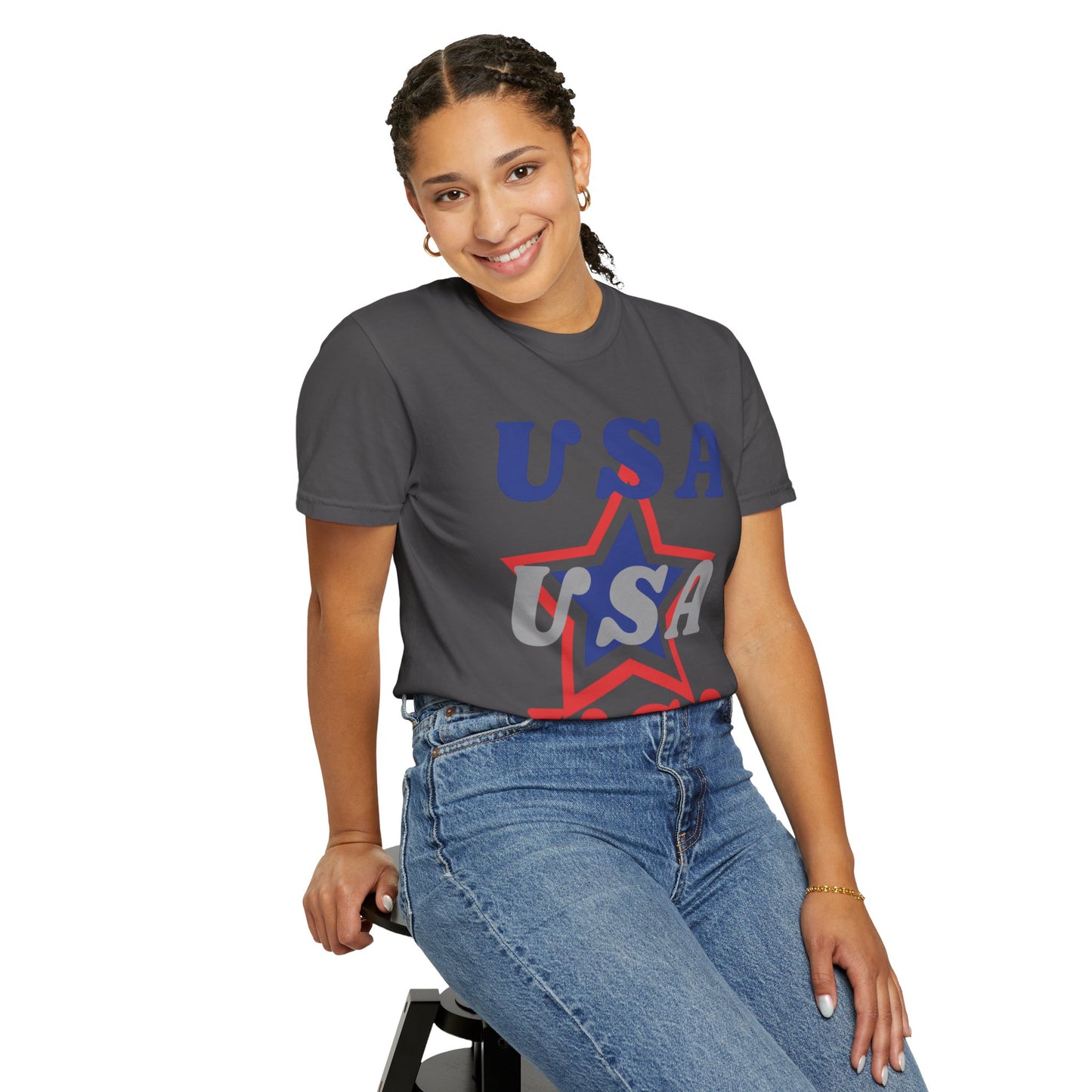 Patriotic USA Graphic T-Shirt
