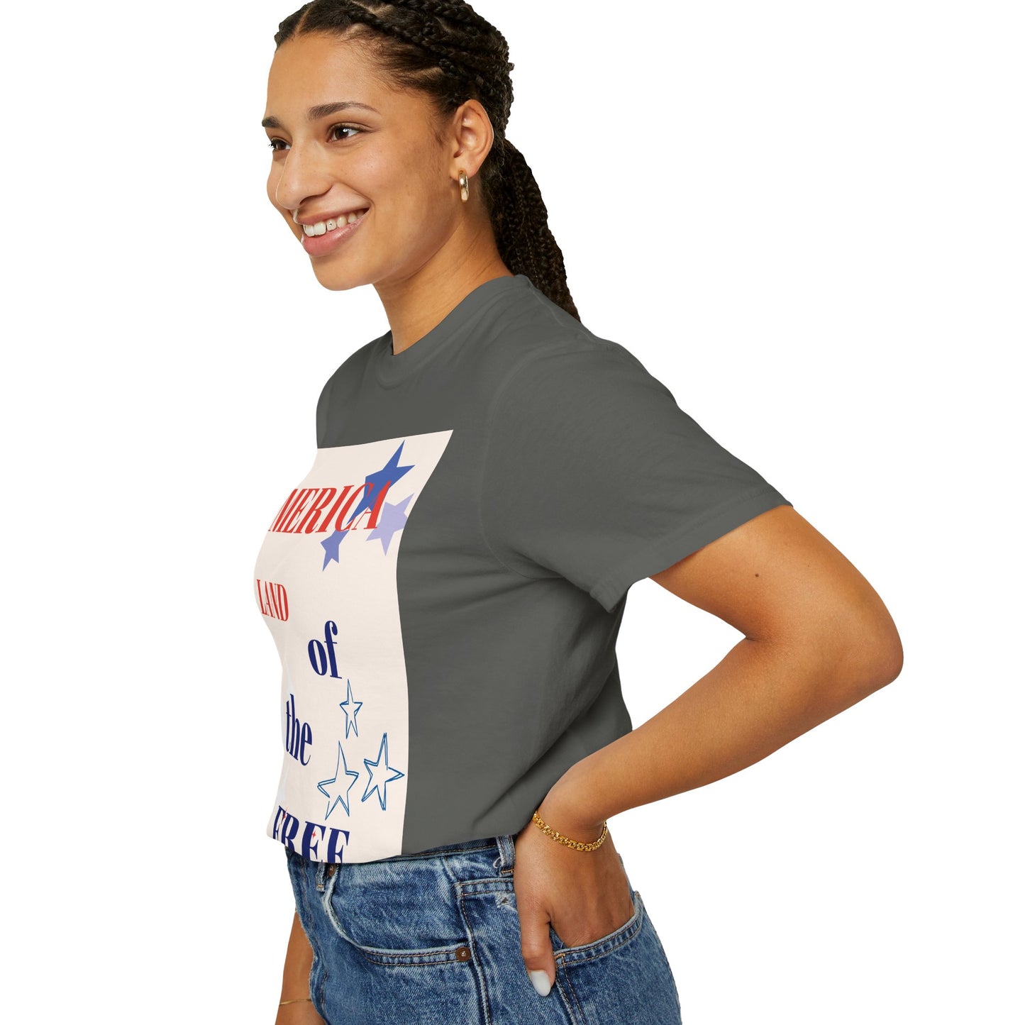 Patriotic Unisex T-Shirt - "America Land of the Free"