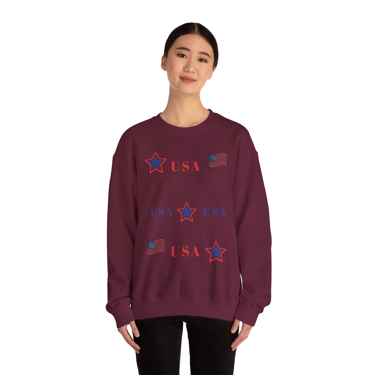 Patriotic USA Crewneck Sweatshirt