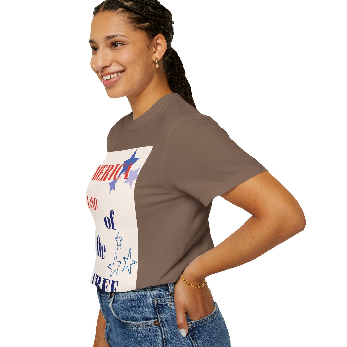 Patriotic Unisex T-Shirt - "America Land of the Free"