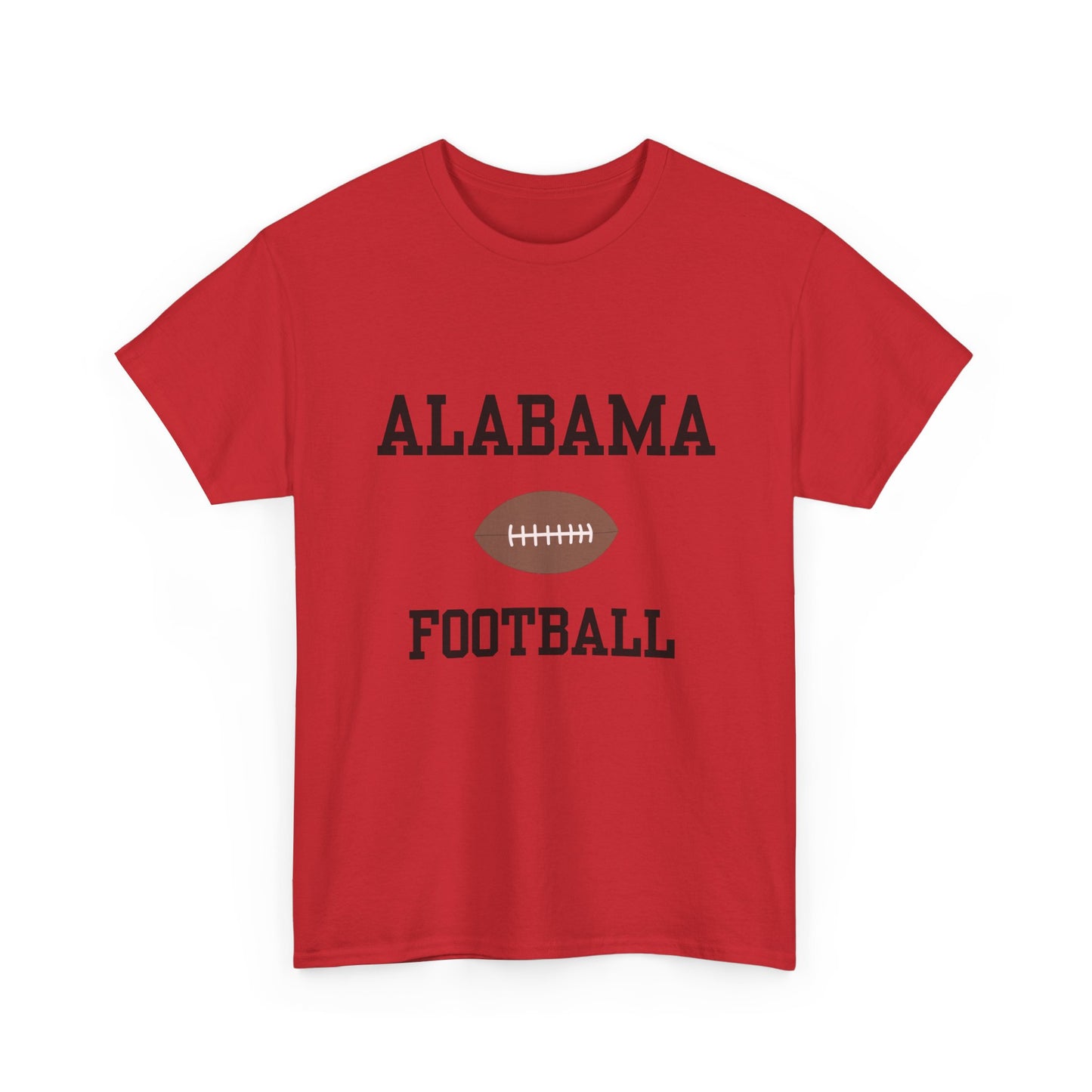 Alabama Football Unisex Heavy Cotton Tee | Casual Sportswear, Game Day, Tailgate Shirt, Gift for Fans, College Football Apparel