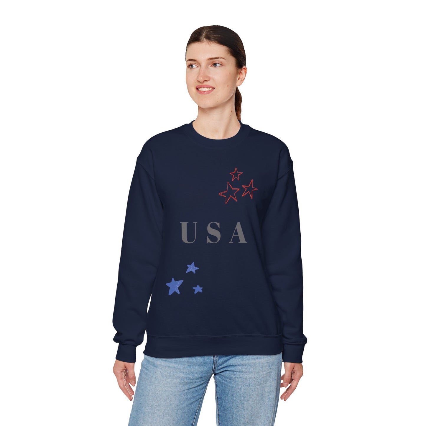 USA Stars Unisex Crewneck Sweatshirt