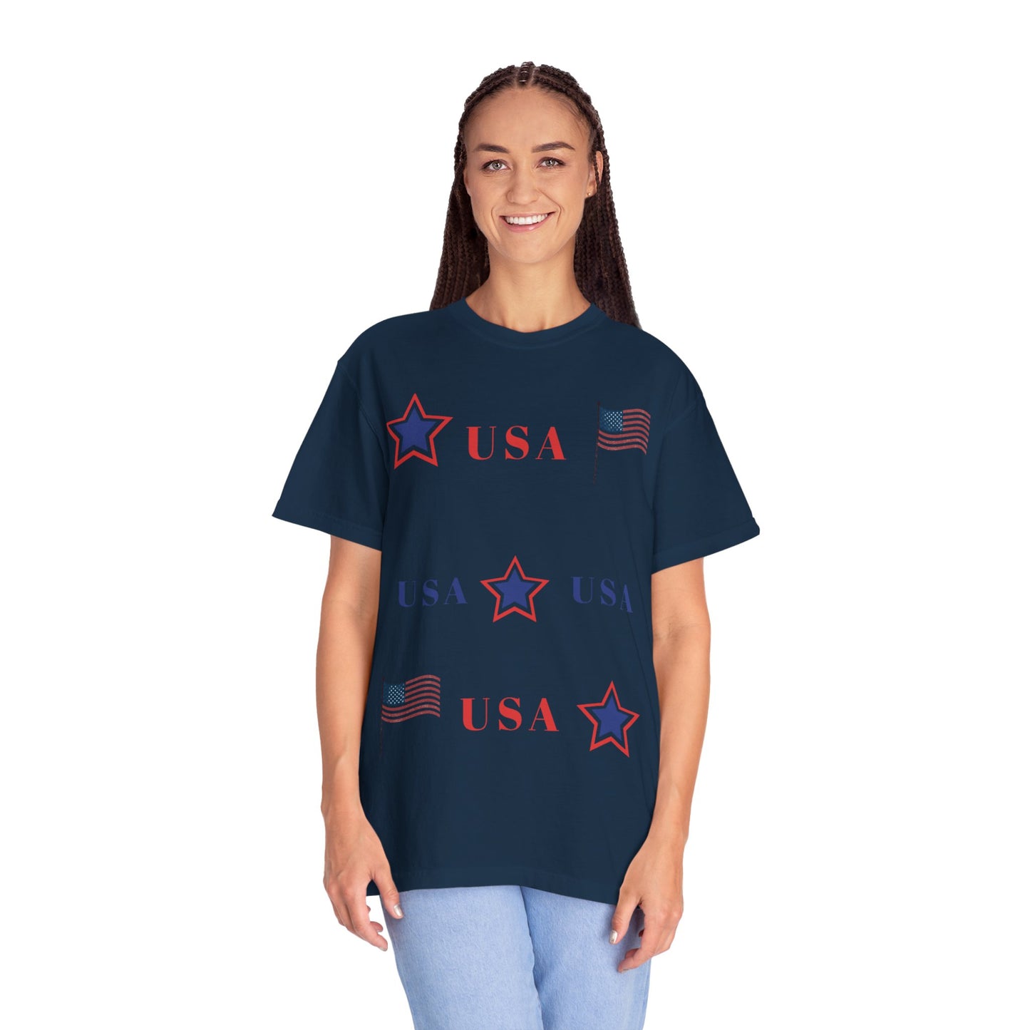 Patriotic USA Graphic T-Shirt