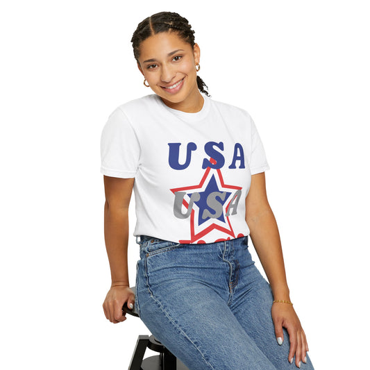 Patriotic USA Graphic T-Shirt