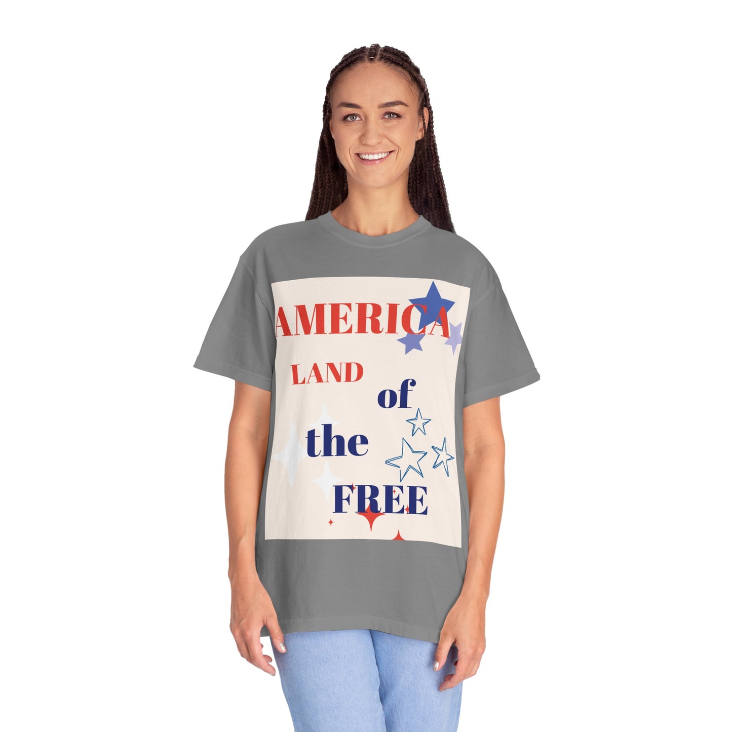 Patriotic Unisex T-Shirt - "America Land of the Free"