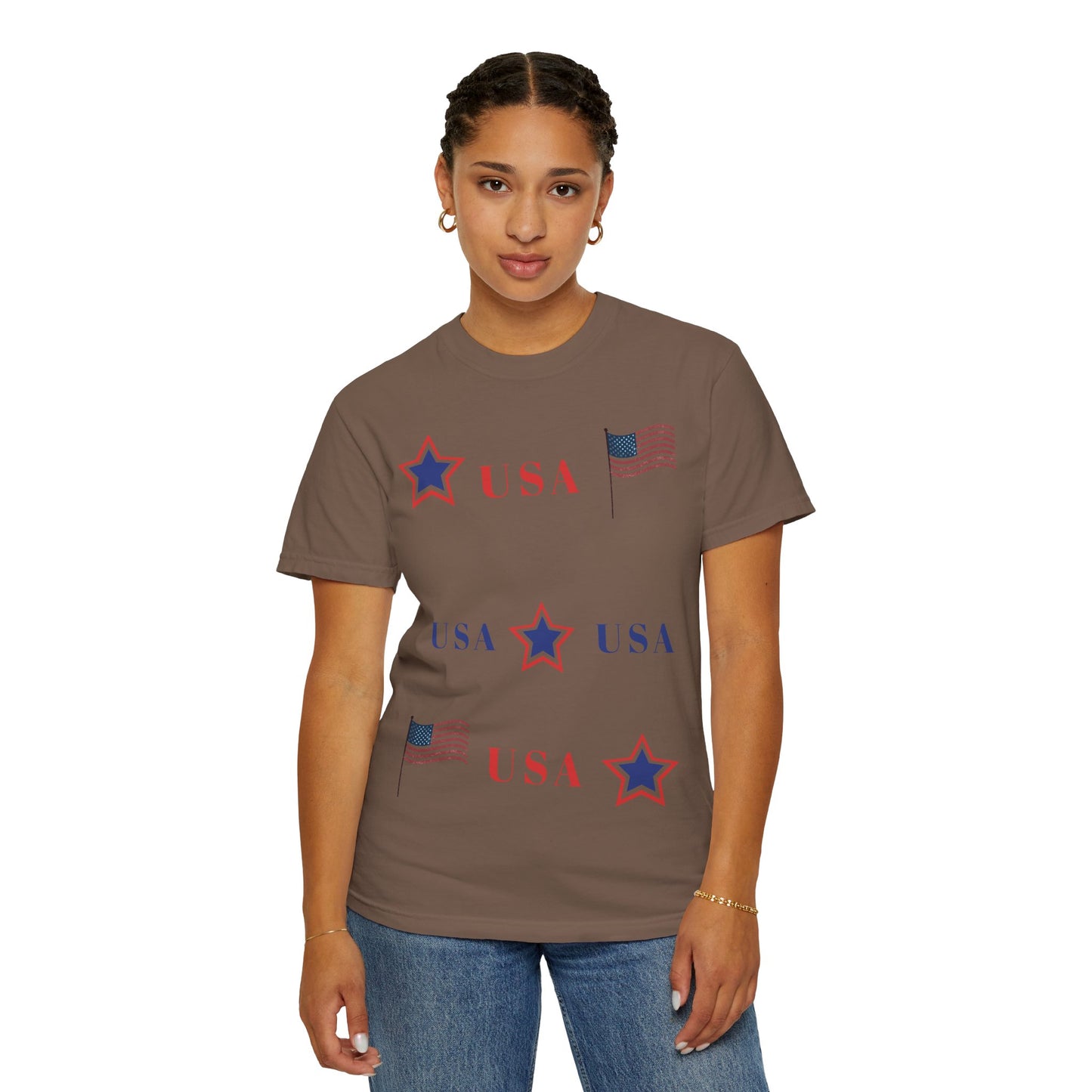 Patriotic USA Graphic T-Shirt