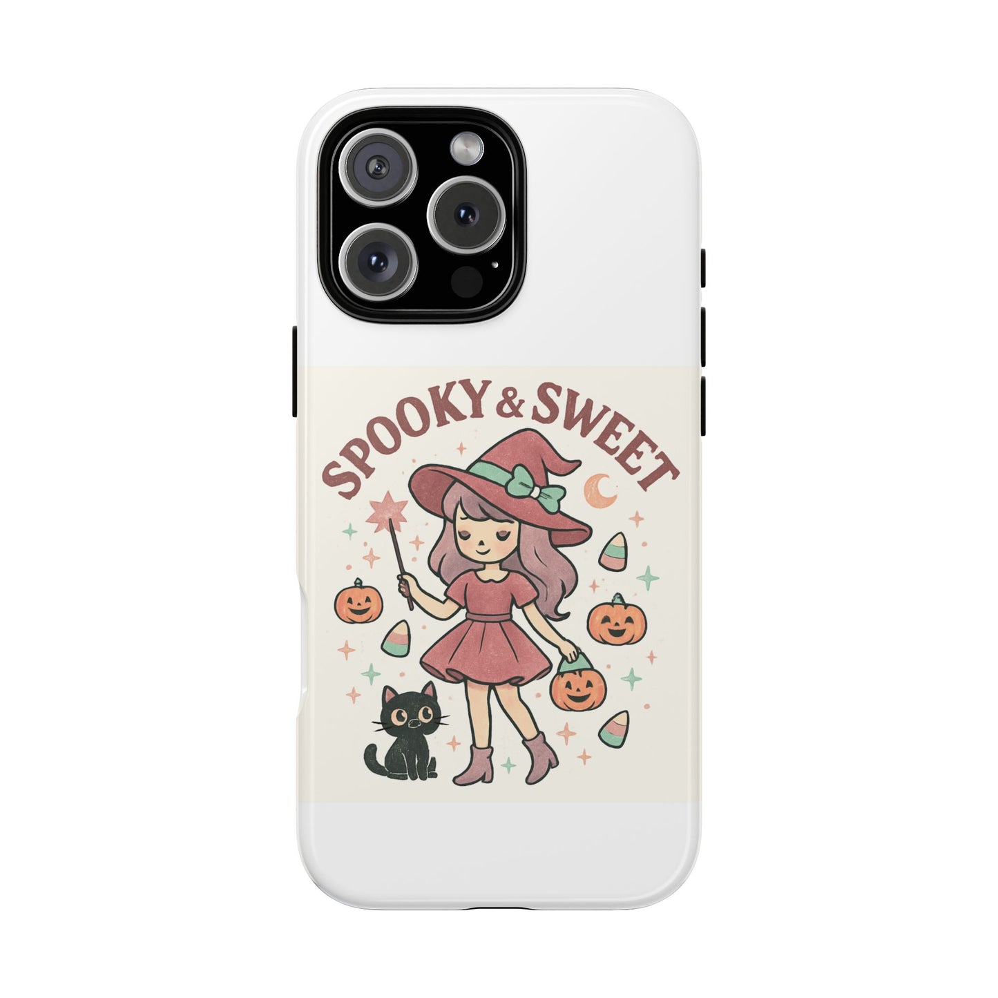 Cute Halloween Phone Case - Spooky & Sweet Design, Fall Accessories, Witchy Decor, Gifts for Her, Cute Phone Cover