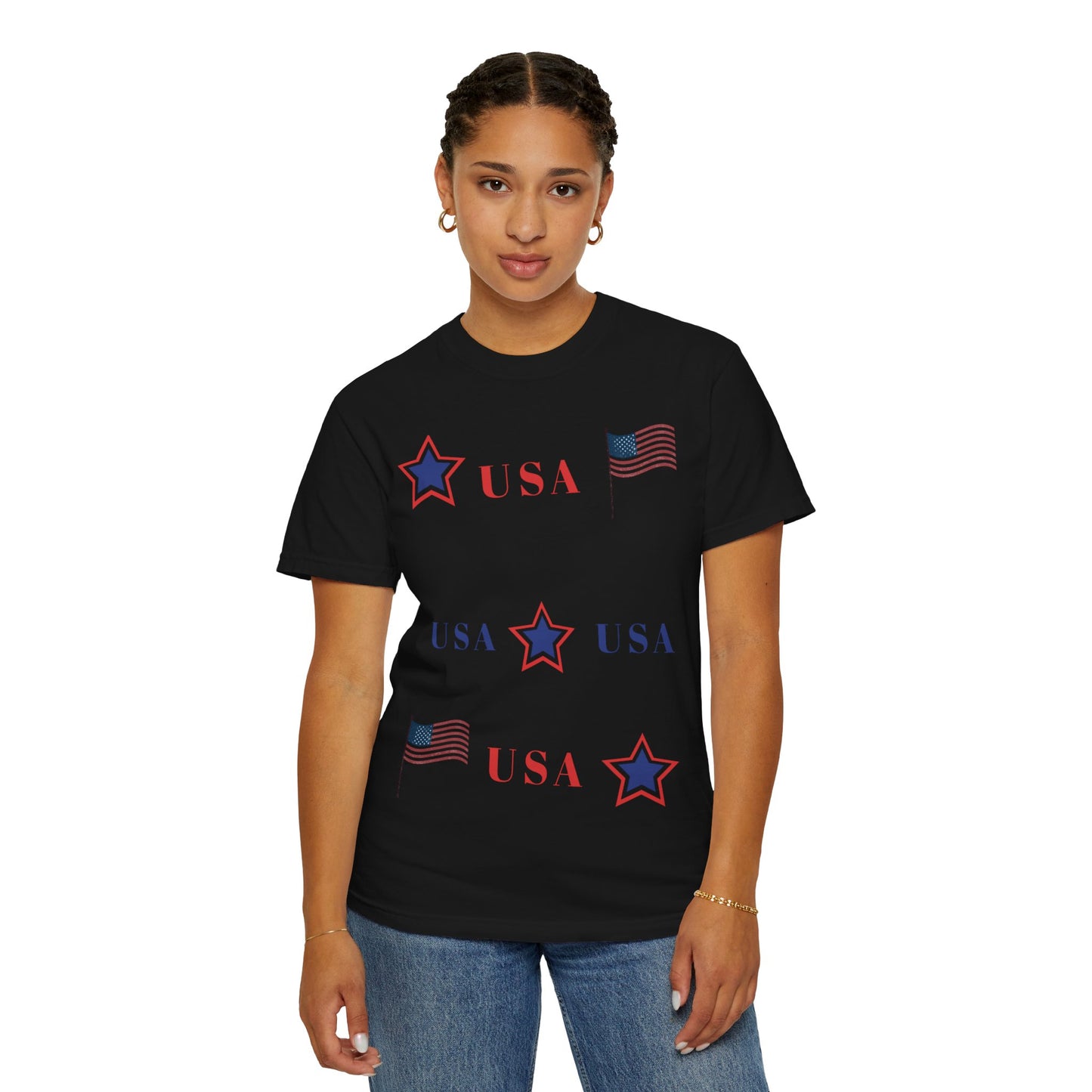 Patriotic USA Graphic T-Shirt