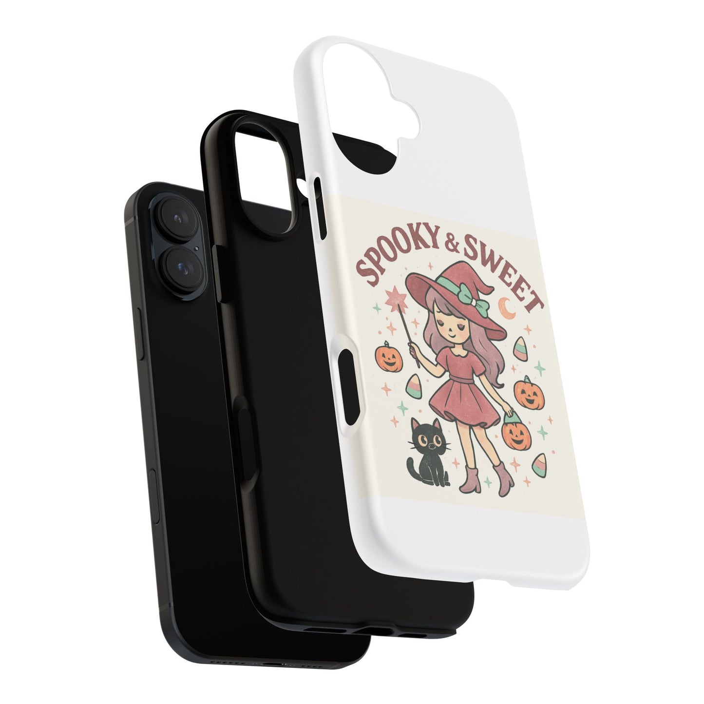 Cute Halloween Phone Case - Spooky & Sweet Design, Fall Accessories, Witchy Decor, Gifts for Her, Cute Phone Cover