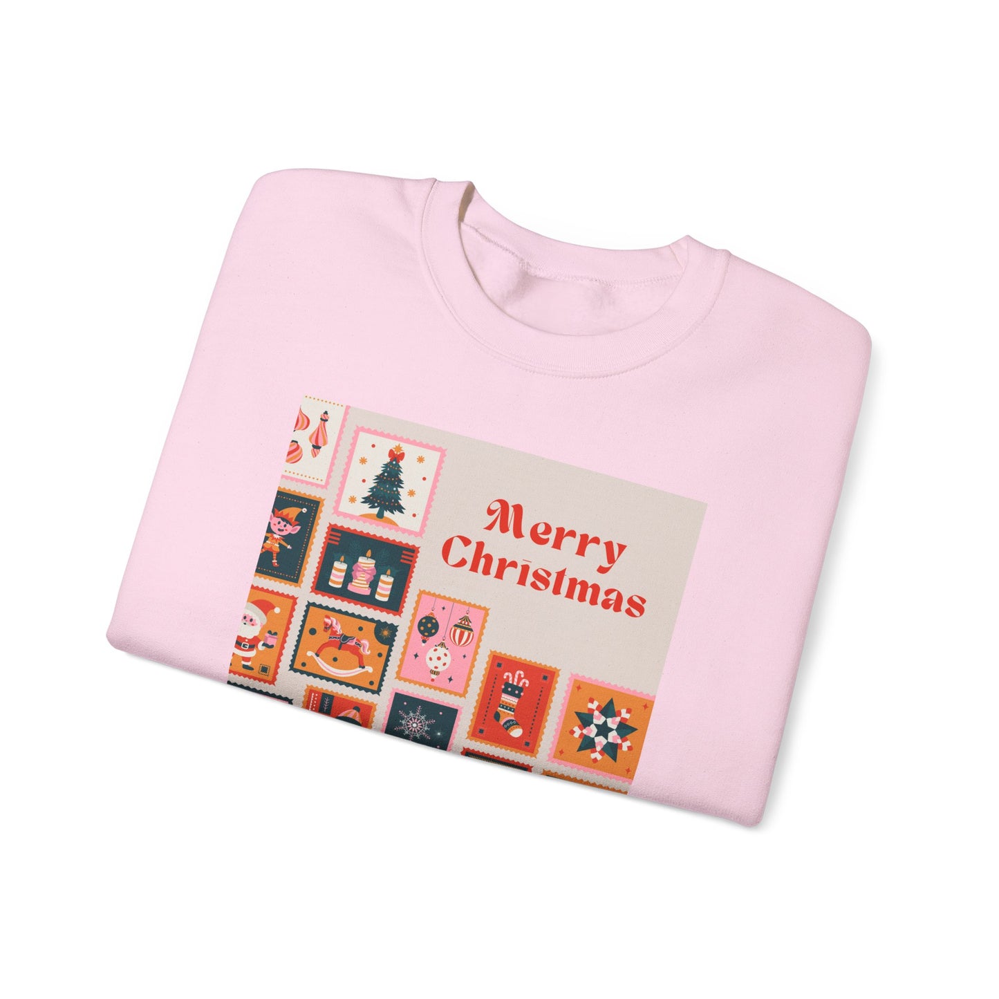 Merry Christmas Crewneck Sweatshirt, Festive Sweatshirt, Holiday Gift, Unisex Christmas Apparel, Cozy Winter Wear, Seasonal Fashion